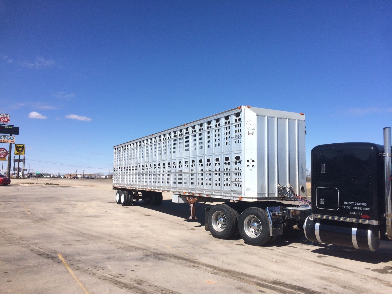 Barrett Straight Deck Livestock Trailer