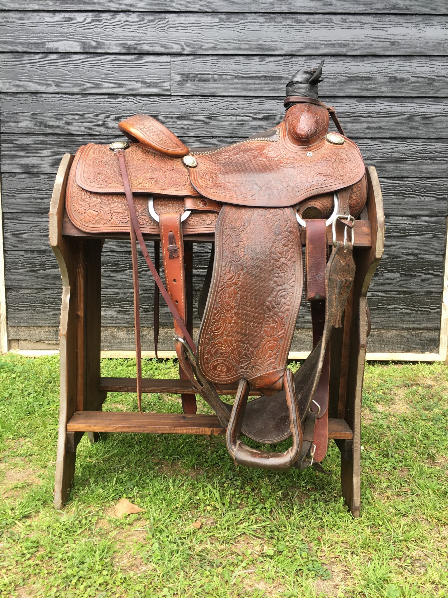 RARE Trophy Tack Co. Bixby, OK Roping Saddle