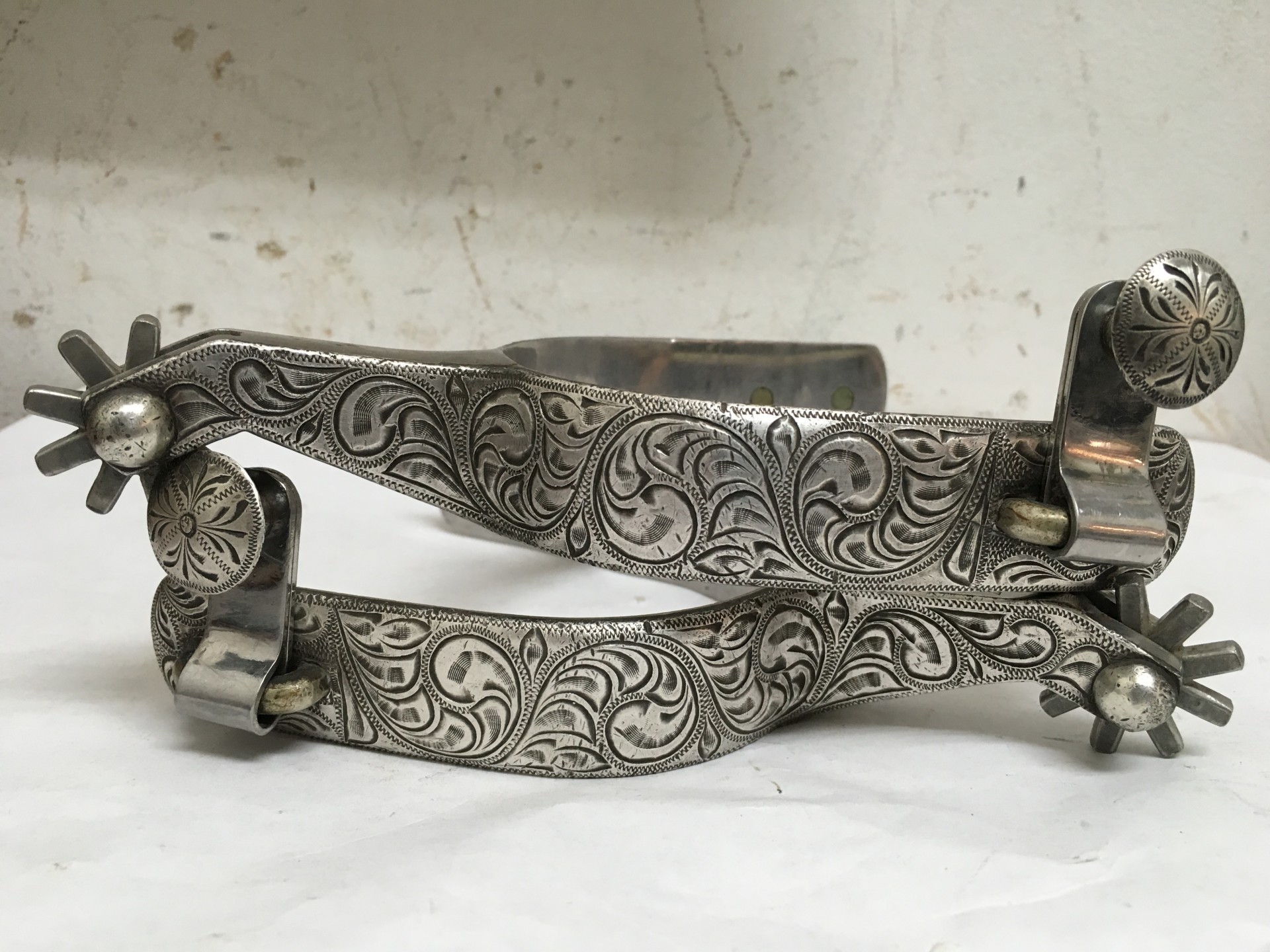 FLEMING STERLING SILVER SPURS