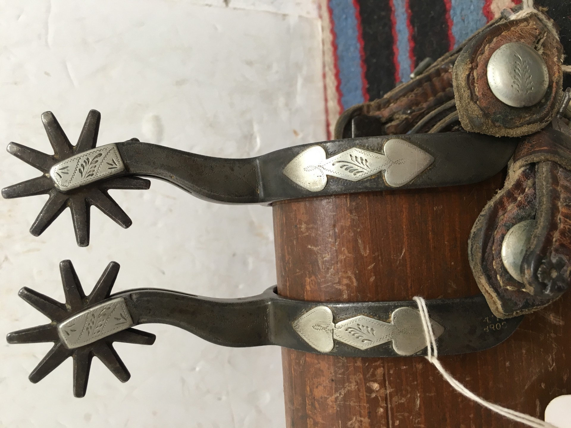 VINTAGE KELLY BROS DBL MTD SPURS