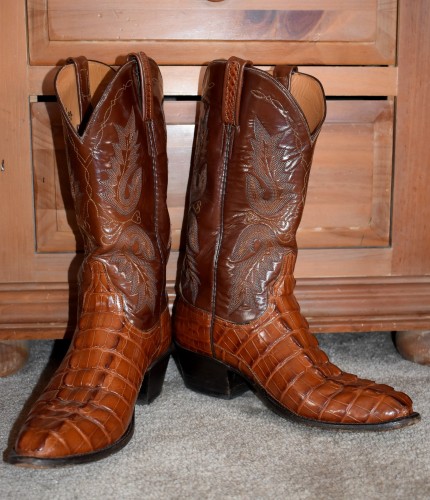 Lucchese Classics Alligator Tail Boots ~ Women’s 8