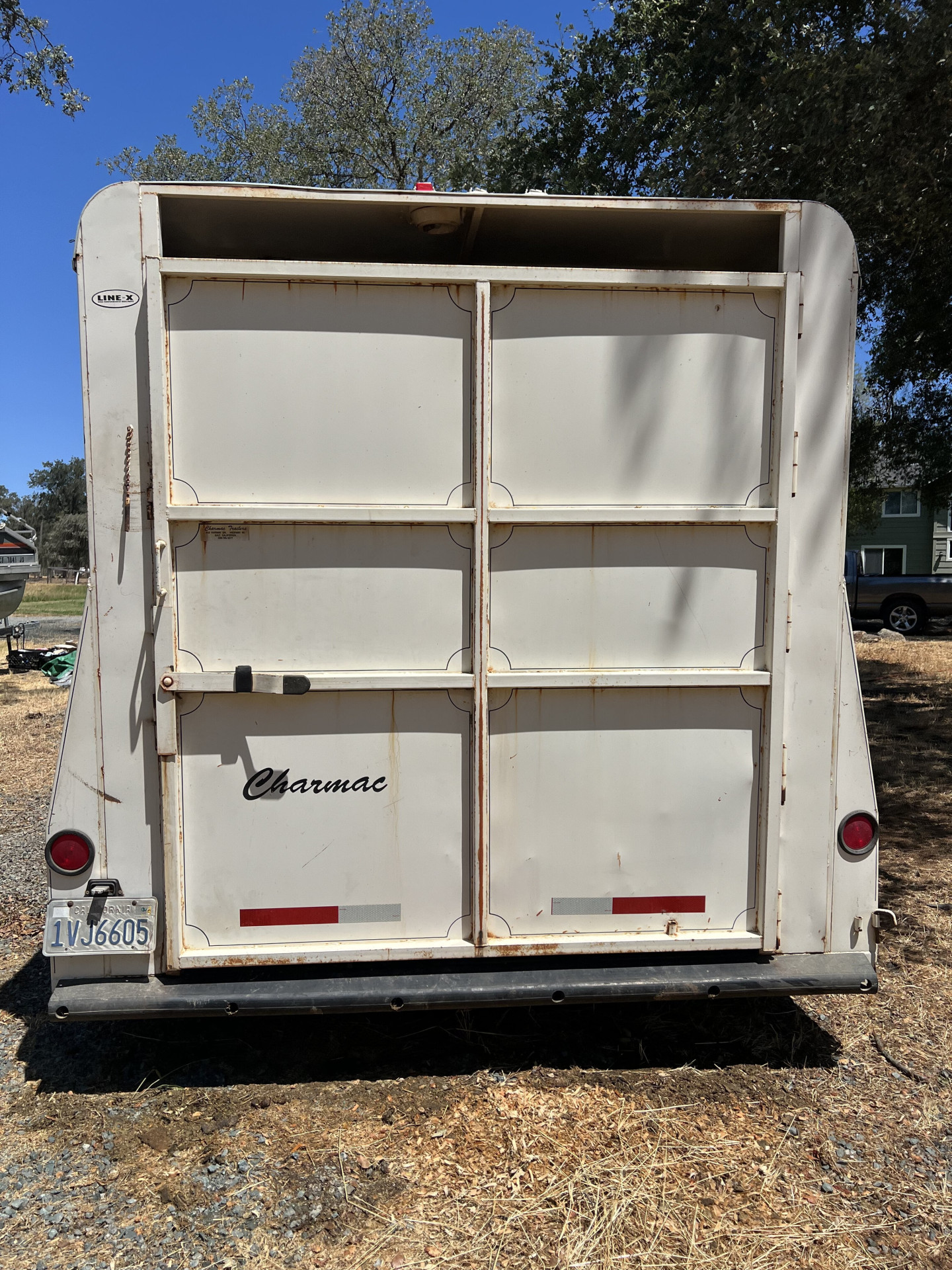 1998 Charmac horse trailer