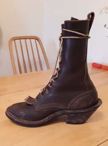 10 EE Custom Nicks Packer Boots